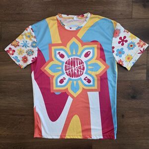 Flower Power Retro Style Groovin with the Bobcats Shirts M Adult Colorful USA
